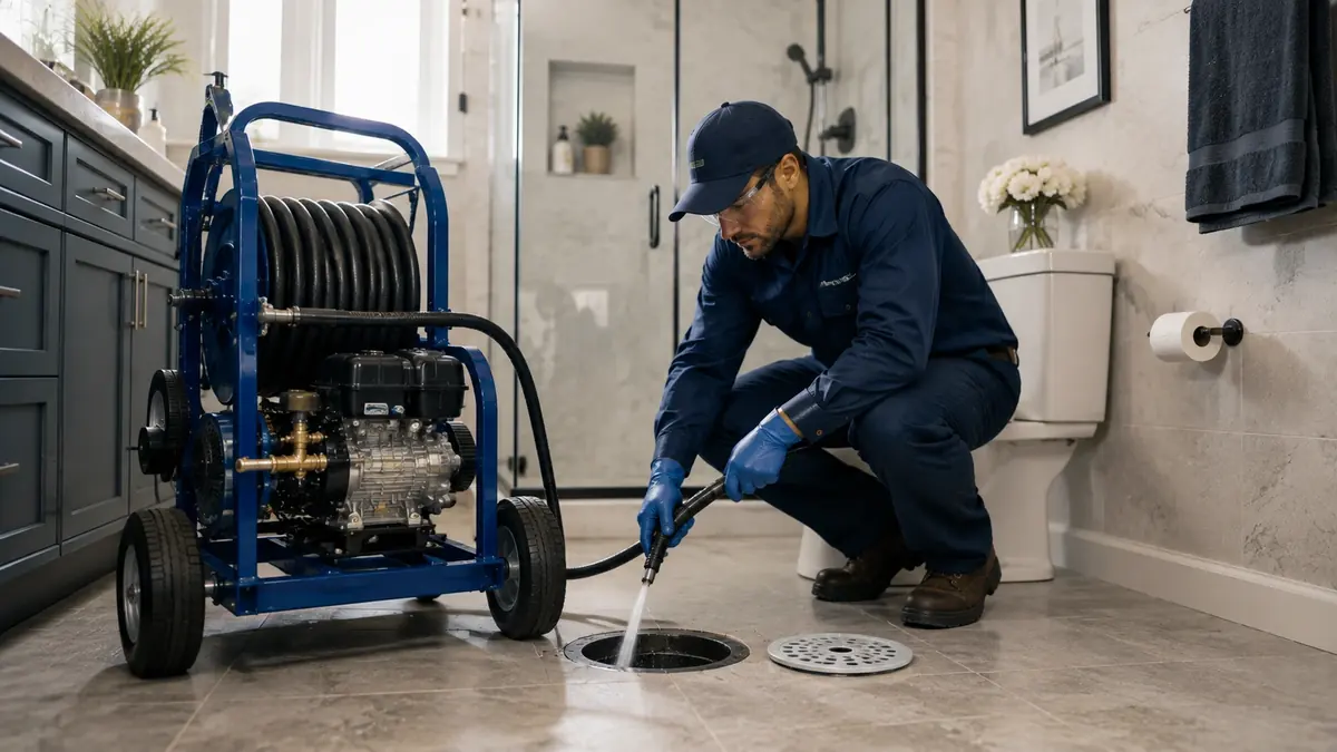 Bathroom Drain Hydro Jetting in City Of Industry
