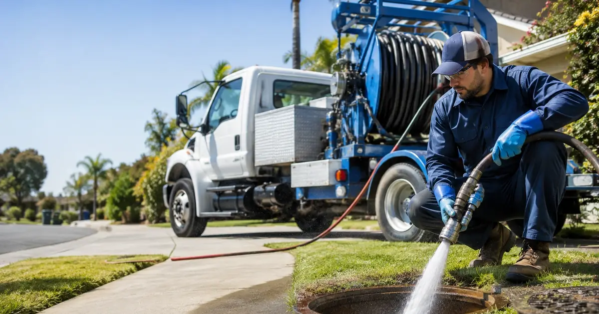 Hydro jet sewer cleaning City Of Industry