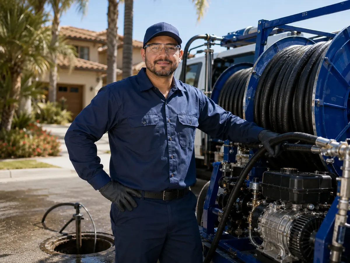 Hydro jet sewer cleaning in City Of Industry