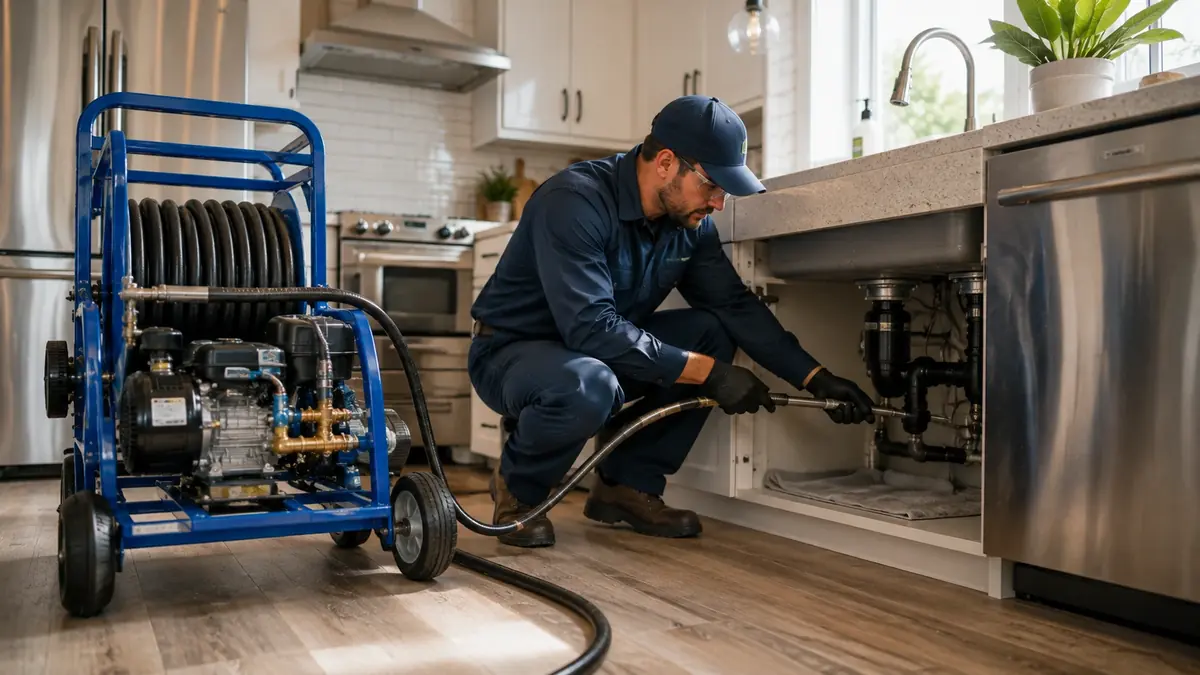 Kitchen Drain Hydro Jetting in City Of Industry