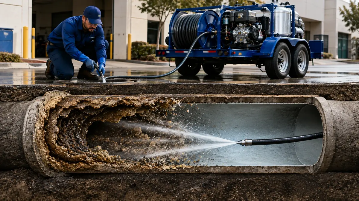 Sewer Pipe Descaling in City Of Industry