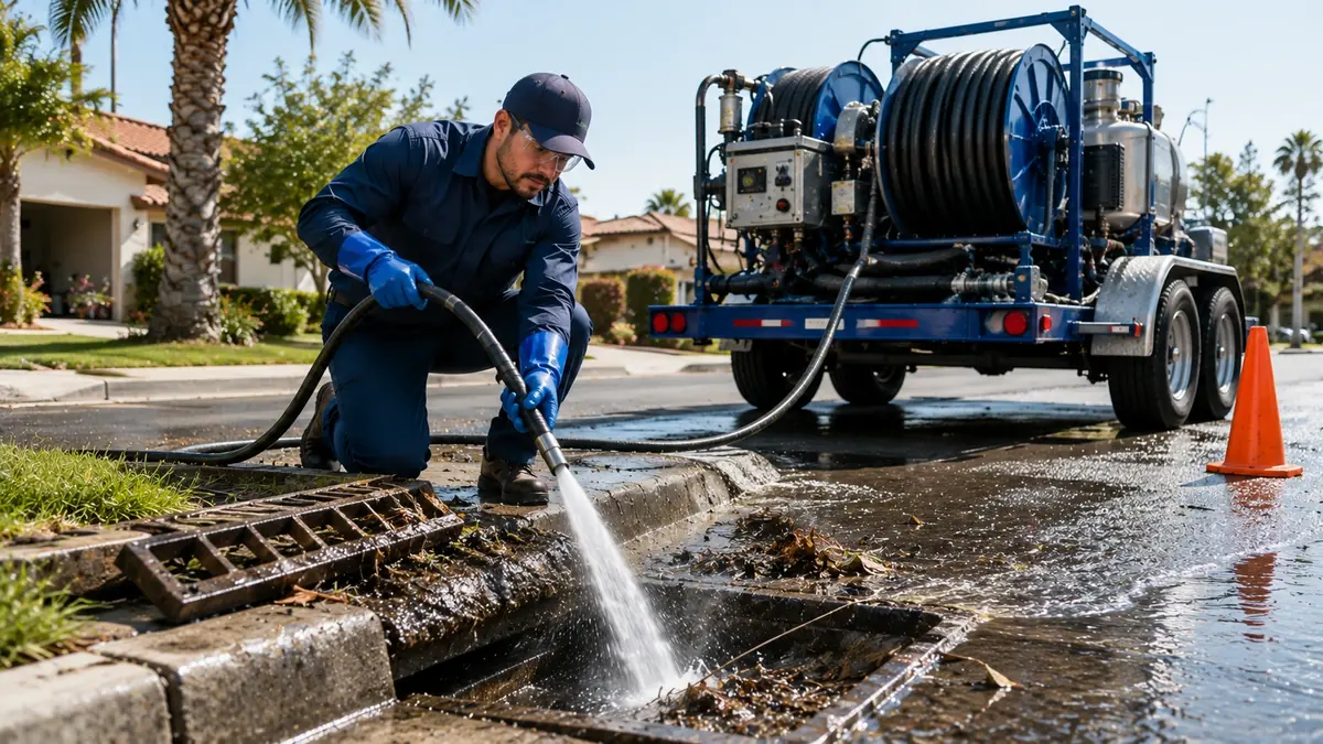 Storm Drain Hydro Jet Cleaning in City Of Industry